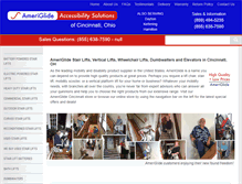 Tablet Screenshot of ameriglide-cincinnati-oh.com